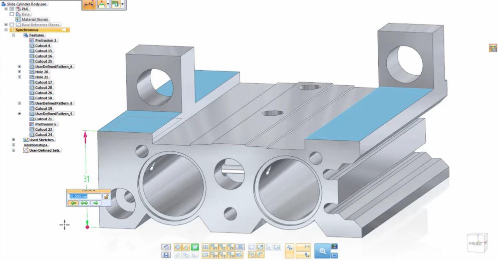 Solid Edge CAD Design Intent Recognition Vignette